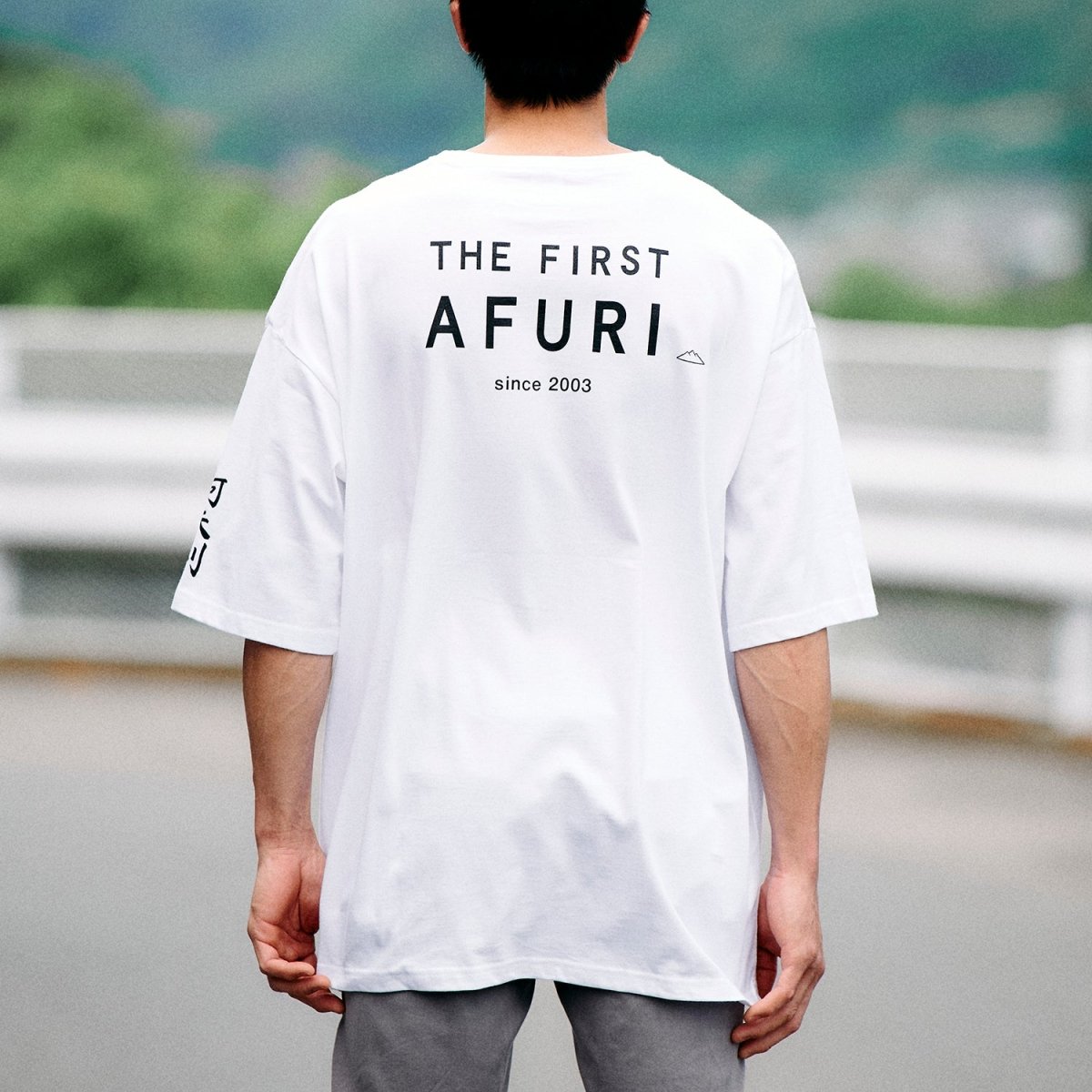 AFURI20th Big silhouette T-shirt(WHITE) - らーめんAFURI 公式通販サイト