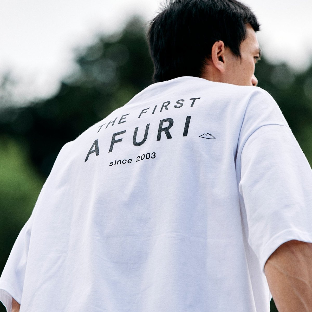 AFURI20th Big silhouette T-shirt(WHITE) - らーめんAFURI 公式通販サイト