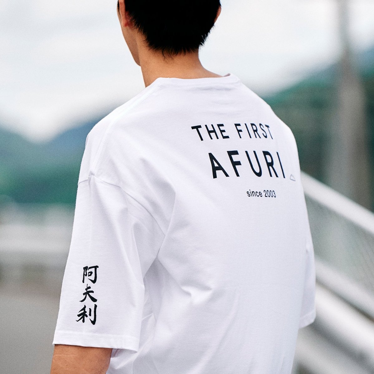 AFURI20th Big silhouette T-shirt(WHITE) - らーめんAFURI 公式通販サイト