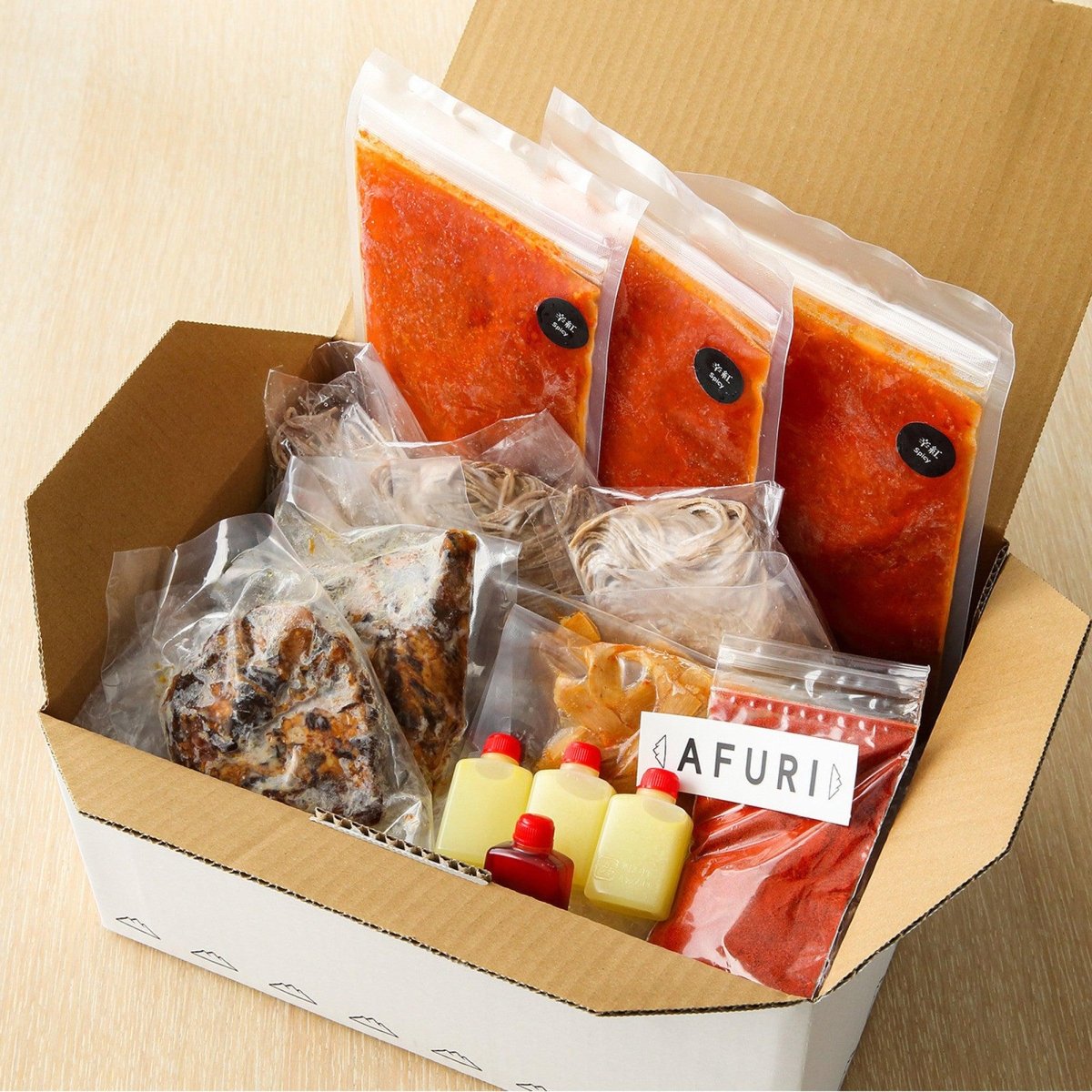 冷やし柚子辛紅らーめん　6食入り - らーめんAFURI 公式通販サイト